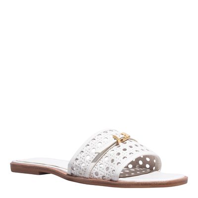 Rasteira Couro Trisse New Marfim