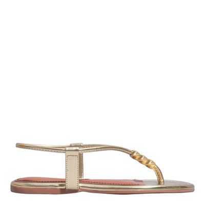 Rasteira Metallic Ultra Ouro
