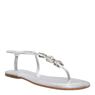 Rasteira Metallic Ultra Prata