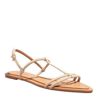 Rasteira Napa Knit Branco