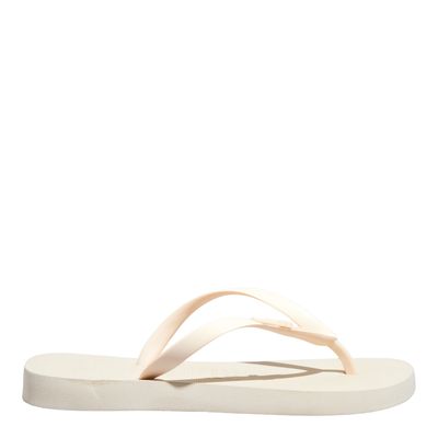 Flip Flop Borracha Off White