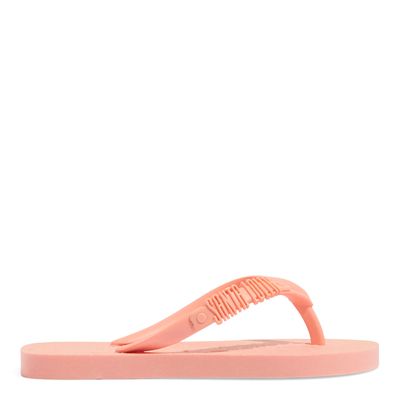 Chinelo Flip Flop Infantil Borracha Laranja Pêssego