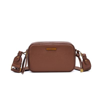 Bolsa Floater Marrom Alça Gorgurão Transversal