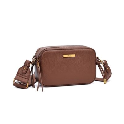 Bolsa Floater Marrom Alça Gorgurão Transversal