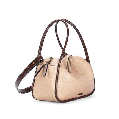 Bolsa Baguete Floater Bege Alça Ombro