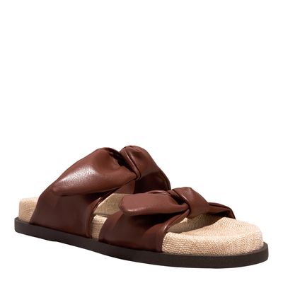 Papete Napa Soft Marrom Terra Laço