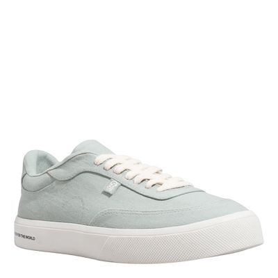 Tênis Masculino Kanvas Cinza Verde Claro
