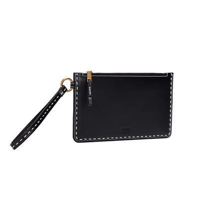 Clutch Material Soft Preto Alça De Mão