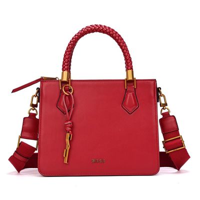 Bolsa Tote Soft Vermelha Alça Dupla