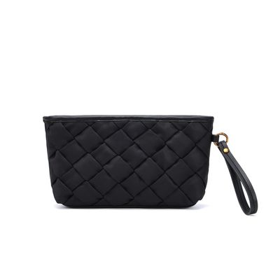 Clutch Nylon Preto Alça De Mão