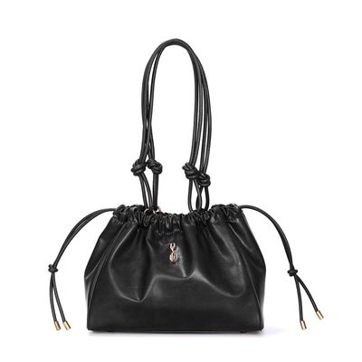 Bolsa M Material Rustico Preto