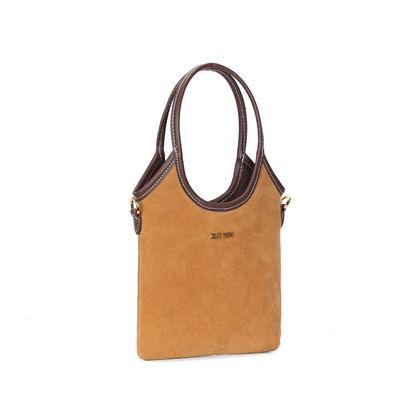 Bolsa P Material Camurça Mostarda