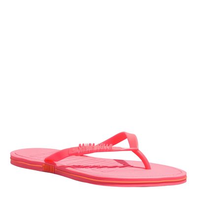 Rasteira Thong Couro Pelica Bico Fino New Marfim