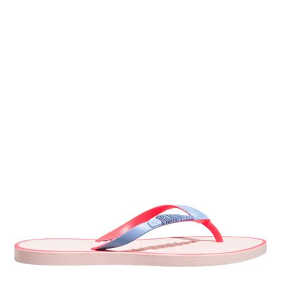 Chinelo Flip Flop Borracha Rosa Bico Fino