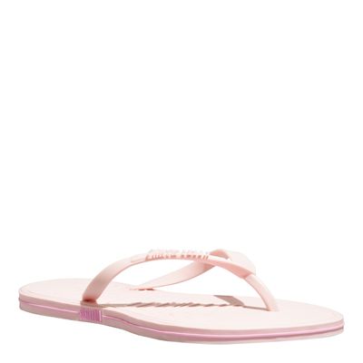 Chinelo Flip Flop Borracha Rosa Candy Bico Fino