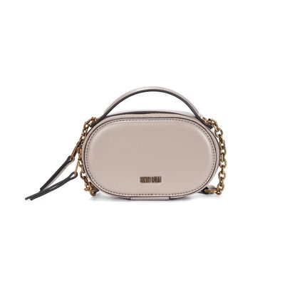 Bolsa Pequena Soft Cinza Alça Dupla
