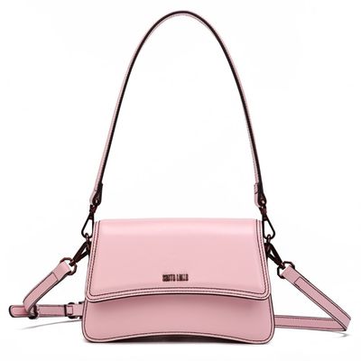 Bolsa Pequena Soft Rosa Alça Dupla