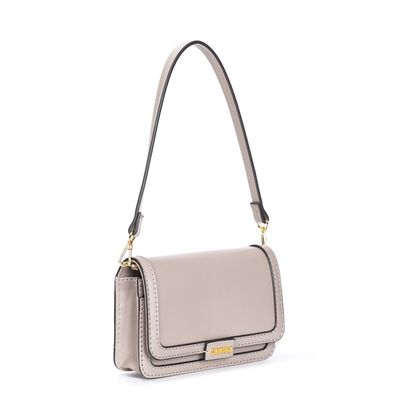 Bolsa Pequena Soft Cinza Alça Dupla