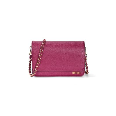 Bolsa Pequena Floater Rosa Pink Alça Transversal Corrente