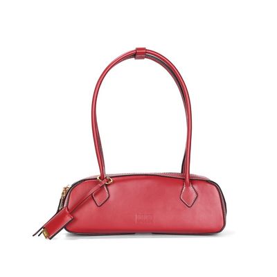 Bolsa Baguete Soft Vermelha Alça Ombro