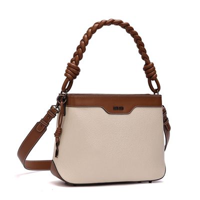 Bolsa Grande Floater Bege Alça Dupla