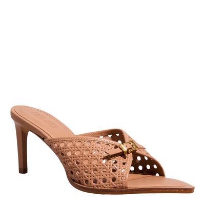 Mule Couro Trisse Mocha