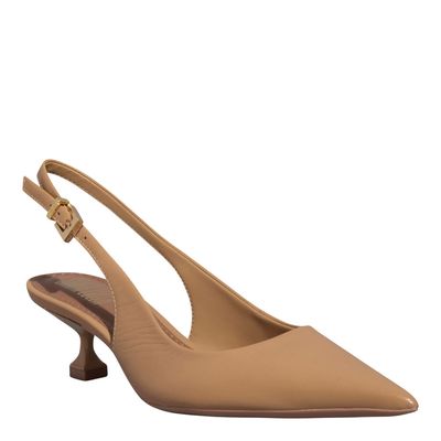 Scarpin Couro Pelica Soft Bege Egido