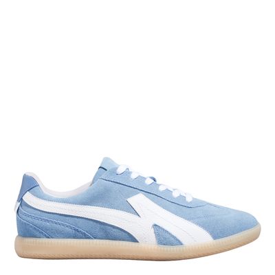 Tênis Masculino Couro Camurça Azul Capri