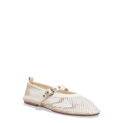 Sapatilha Boneca Tela Lotus Off White