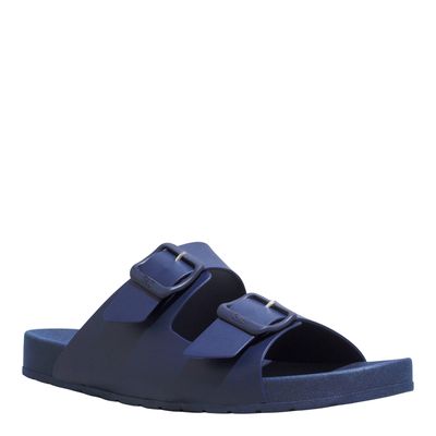 Papete Masculina Borracha Azul Safira