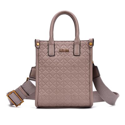 Bolsa Tote Soft Cinza Alça Dupla