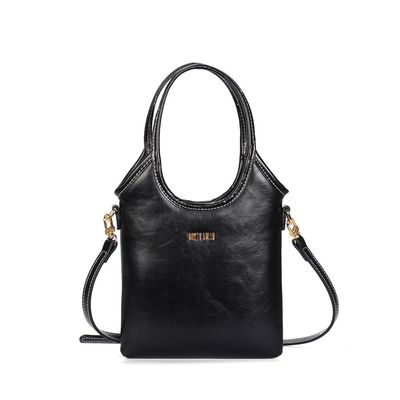 Bolsa Rustica Preta Alça Dupla