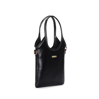 Bolsa Rustica Preta Alça Dupla