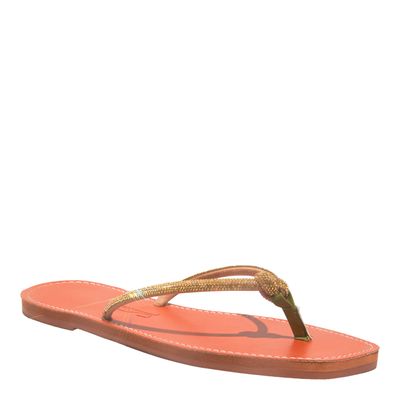 Rasteira Meia Cana Cristal Strass Dourada