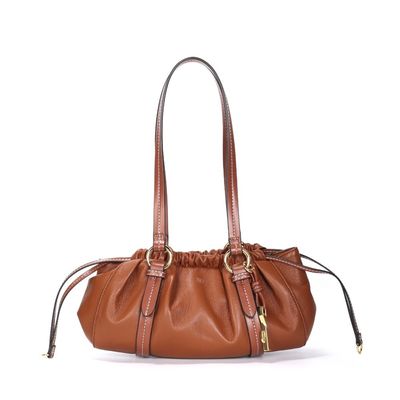 Bolsa Soft Marrom Safari Alça Ombro