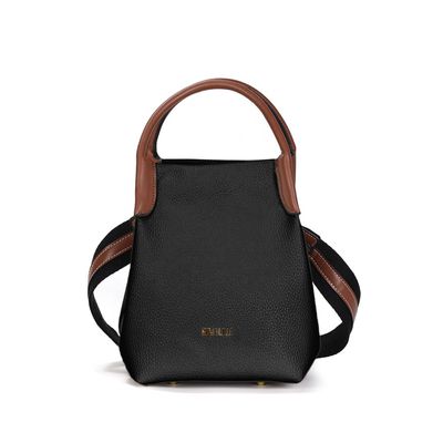 Bolsa Bucket Floater Preta Alça Dupla
