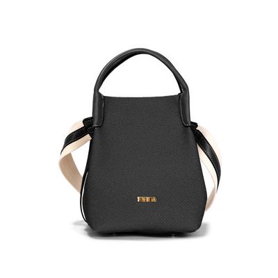 Bolsa Bucket Floater Preto Alça Dupla