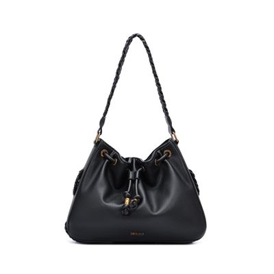 Bolsa Grande Floater Preta Alça Ombro