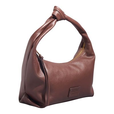 Bolsa Couro Floater Marrom Dark Alça Ombro