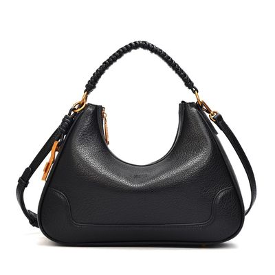 Bolsa Hobo Floater Preta Alça Dupla