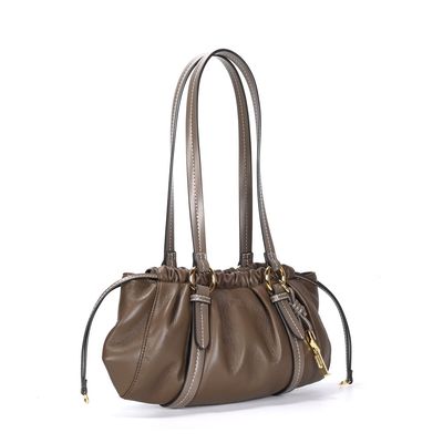 Bolsa Soft Marrom Alça Ombro