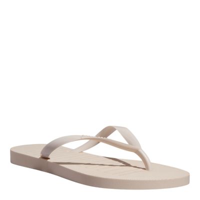 Chinelo Flip Flop Borracha Off White