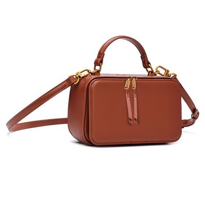 Bolsa Pequena Soft Marrom Alça Dupla