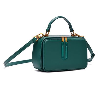 Bolsa Pequena Soft Verde Esmeralda Alça Dupla