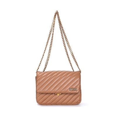 Bolsa Pequena Soft Bege Alça De Ombro