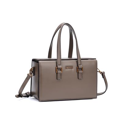Bolsa Tote Soft Cinza Fog Alça Dupla