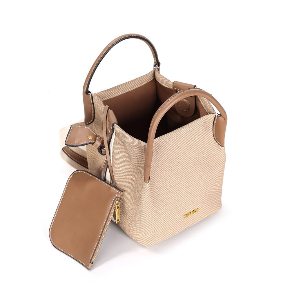 Bolsa M Material Canvas New Sand - Santa Lolla