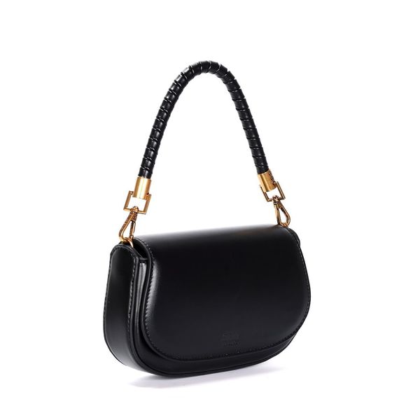 Bolsa Pequena Soft Preta Alça Dupla