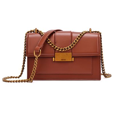 Bolsa Soft Marrom Cinnamon Alça Transversal