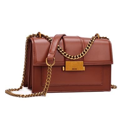 Bolsa Soft Marrom Cinnamon Alça Transversal